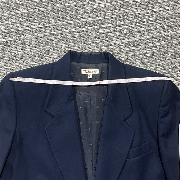 Vintage Talbots | Navy Blue Wool Blazer - Picture 14 of 16